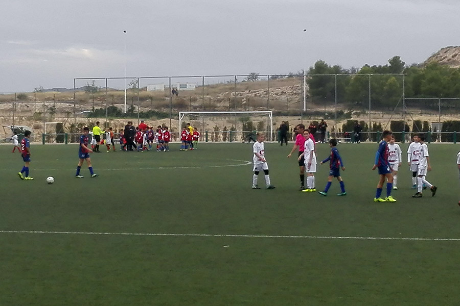 Alevín A vs E.F. Ciudad de Caravana - Jornada 11 - 2017