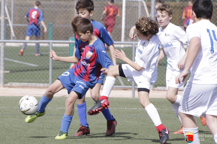 Alevín B vs E.F. Ciudad de Yecla - Jornada 26 - 2018