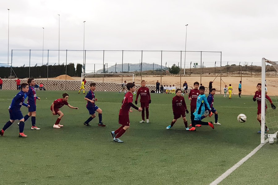 Alevín B vs EF Ciudad de Yecla A - Jornada 10 - 2019